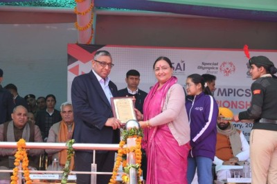 Attended the opening ceremony of the National Athletics Championship, organized by Special Olympics Bharat in association with LPS Bossard.